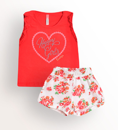 Conjunto Short Flores