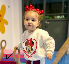 Buzo minnie con glitter - comprar online