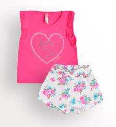 Conjunto Short Flores - comprar online