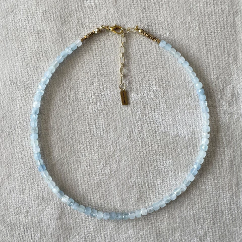 CHOKER AGUAMARINA CUBIC - comprar online