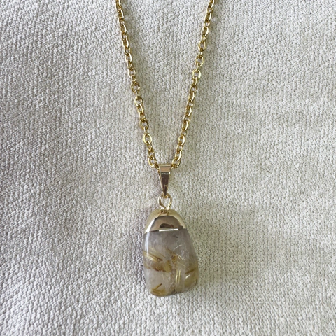 AMULETO CUARZO RUTILADO - comprar online