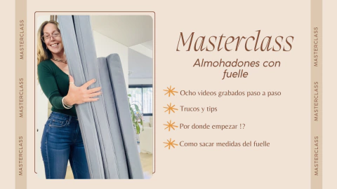 Masterclass Almohadón con fuelle