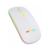 Mouse Netmak Luces Led Rgb Inalambrico Recargable Nm-w90 - comprar online