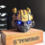 Caixa de Som Transformers Bumblebee Helmet, Suporte de rádio FM, USB, MP3 e TF na internet