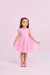 Vestido Linha Luxo Petit Cherie cor rosa - 208 na internet