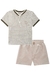 Conjunto Camiseta e bermuda verde Lucboo - 82042 na internet