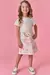 Vestido em fly tech e tule com elastano - 82361 - comprar online