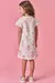 Vestido em fly tech e tule com elastano - 82361 na internet