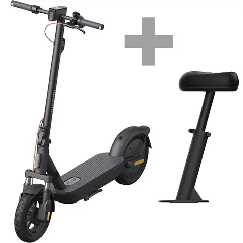 Patinete elétrico Xiaomi Electric Scooter 5 Plus DDHBC18LQ 400 watts Rodas de 12" até 32 km h Capacidade 120 kg Autonomia 60 km + Banco