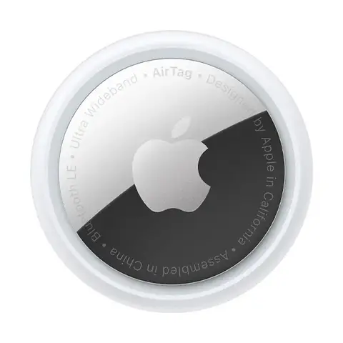 Localizador Apple AirTag A2187 MX532LL com Bluetooth - Prata Branco (S Lacre)