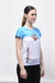 REMERA SPACE CELESTE / MUJER