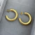 Argola Snake Ouro