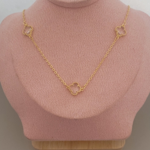 Choker Cristal Ouro