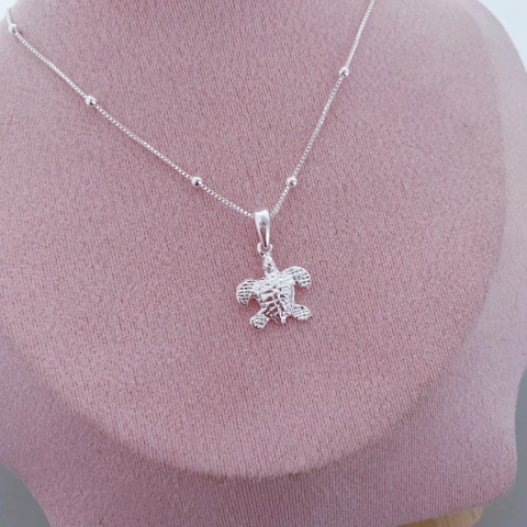 Colar Tartaruga Prata