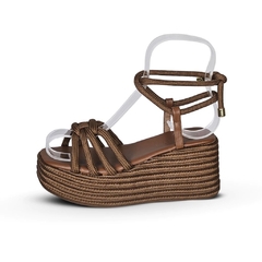 SANDALIA CORDA MARROM - comprar online