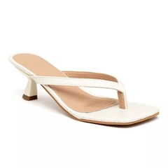 Tamanco Feminino Dedo Salto Kitten Heels - comprar online
