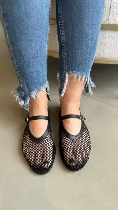 Sapatilha Tela Preta - comprar online