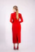 Vestido Valentino com Gravata Removível Vermelho - loja online