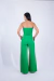 Top Incomparável Forrado Estruturado Com Barbatana Verde - comprar online