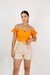 Cropped Gloria Em Laise Laranja