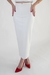 Saia Exuberância - Sintético PU Off White - comprar online