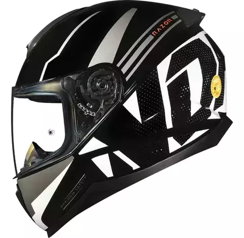 CAPAC NORISK RAZOR FUUL MATT BLACK/WHITE