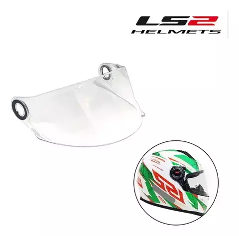 VISEIRA LS2 FF358/FF396 CRISTAL (ORIGINAL)