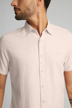 Camisa Linho Slim Manga Curta - comprar online