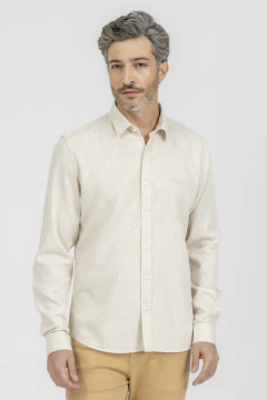 Camisa Casual Linho Manga Longa - comprar online