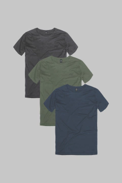 Kit Camiseta Básica Bordado - comprar online