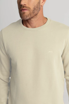 Blusa Moletom Bordado Slim - comprar online