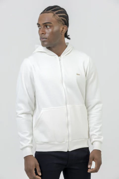 Blusa Moletom Capuz Slim Bordado - comprar online