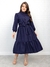Vestido Chemise Manga 7/8 Moda Evangelica - comprar online