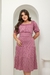 Vestido evasê Laise botão