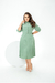 Vestido Elegante Rodado Saia Plissada Moda Evangelica