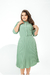 Vestido Elegante Rodado Saia Plissada Moda Evangelica - comprar online