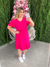 Vestido Com Lastex E Babado - Bella Boni Moda
