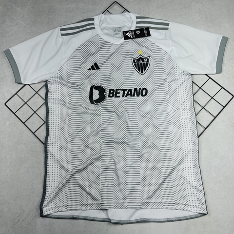 Camisa de Time Atlético Mineiro Branca c/ Cinza 2024