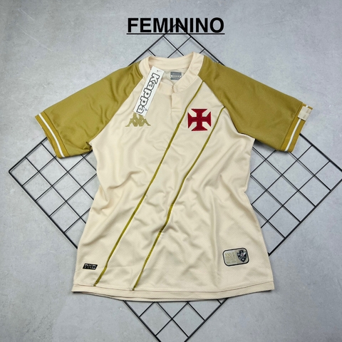 Camisa de Time Vasco Bege Feminina - comprar online