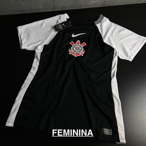 Camisa de Time Corinthians Preta Feminina 2025 - comprar online