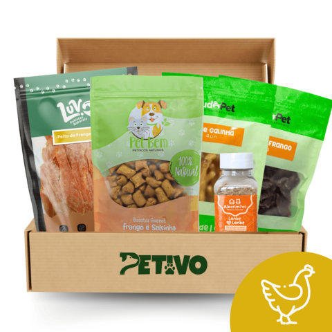 Kit Frango Natural p/ Cães - Mordida Leve a Moderada
