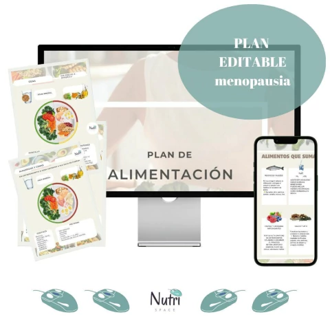 Plan de alimentacion editable MENOPAUSIA