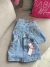 Shorts saia jeans Maryland bordado