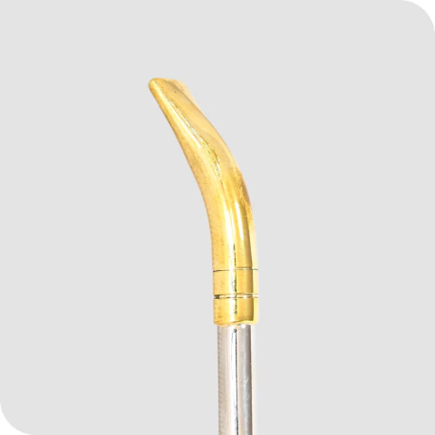 Bombillon pico de loro de alpaca con pico dorado uruguayo - comprar online