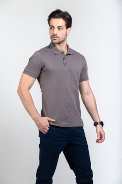Camisa Polo Premium - Chumbo - comprar online