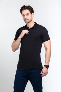 Camisa Polo Premium - Preto - comprar online