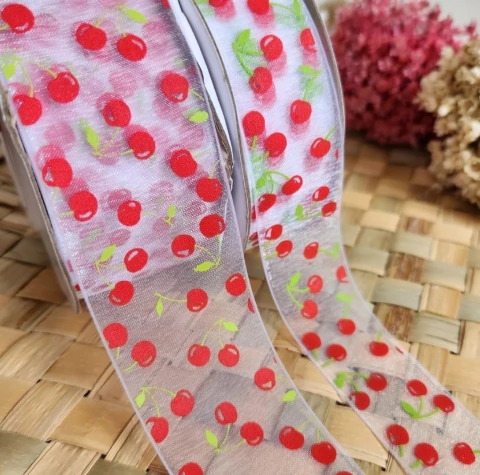Fita Cereja Voal (2 metros) - comprar online