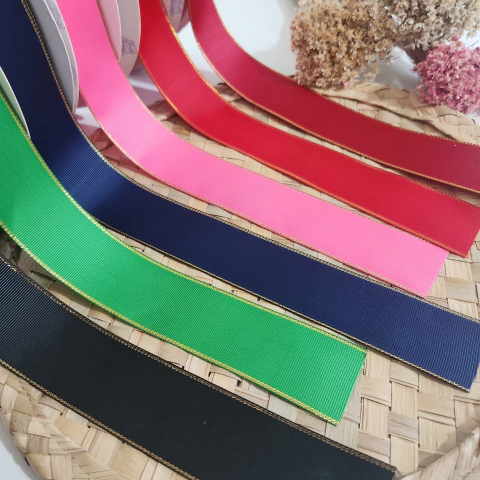 Fita Gorgurao Borda Lurex Princess - 38mm - comprar online