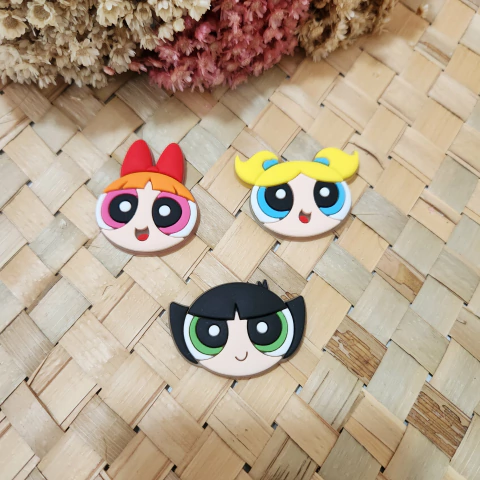 Par Aplique Emborrachado Meninas Super Poderosas - comprar online