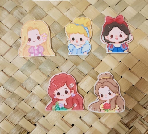 Aplique Princesas Resina (5 Unidades) - comprar online